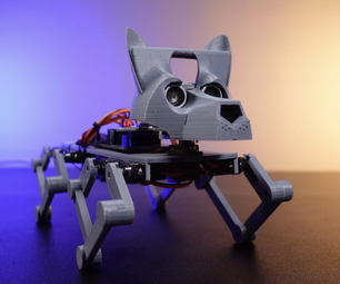 Explore Simple 3D Dog Robot and Multiple Servo Motor Control Board